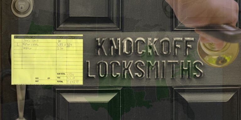 Overcharged locksmith invoice in Farmington, NM — what to do if a locksmith overcharged you for an emergency lockout